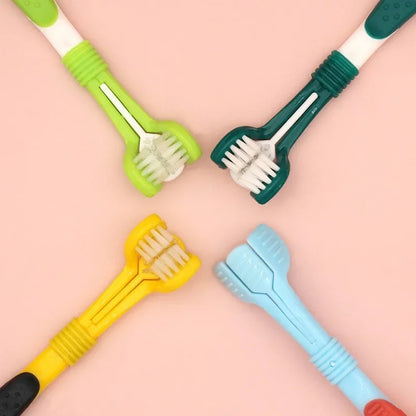 3-Sided Dog Toothbrush