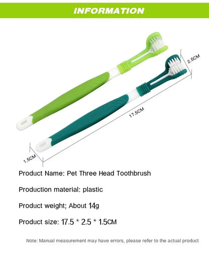 3-Sided Dog Toothbrush