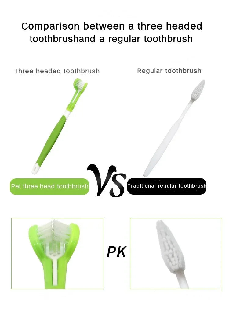 3-Sided Dog Toothbrush
