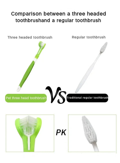 3-Sided Dog Toothbrush